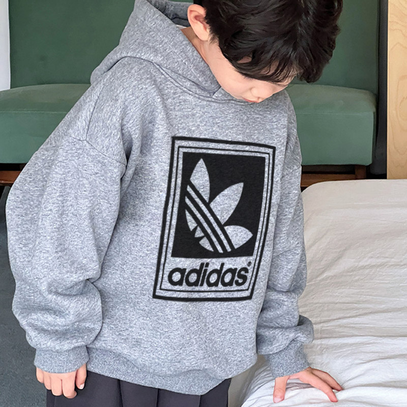 【100-160cm】着回し力抜群 カッコイイ カジュアル 男の子 フード付き パーカー