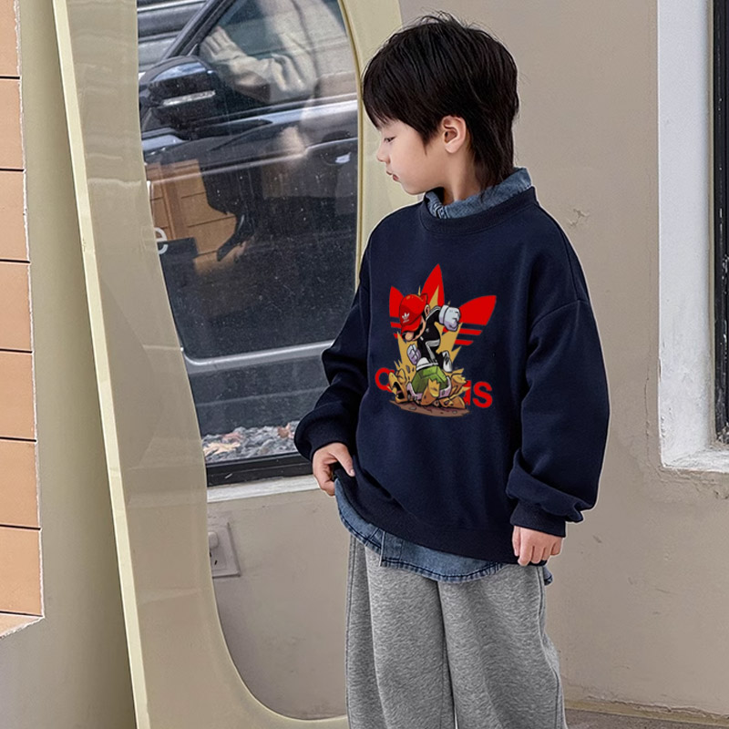 【90-160cm】絶対欲しい 売れ筋 カートゥーン プリント カッコイイ 男の子 トレーナー