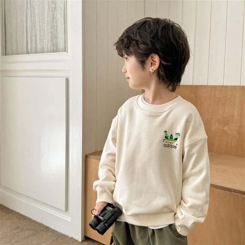 【90-160cm】人気爆発中 売れ筋 合わせやすい プリント カジュアル 男の子 トレーナー