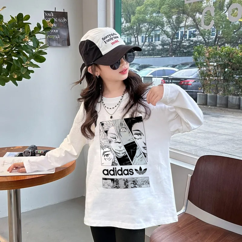 【90-160cm】お気に入り 大人気 おしゃれ カジュアル トレンド 女の子 長袖 Tシャツ