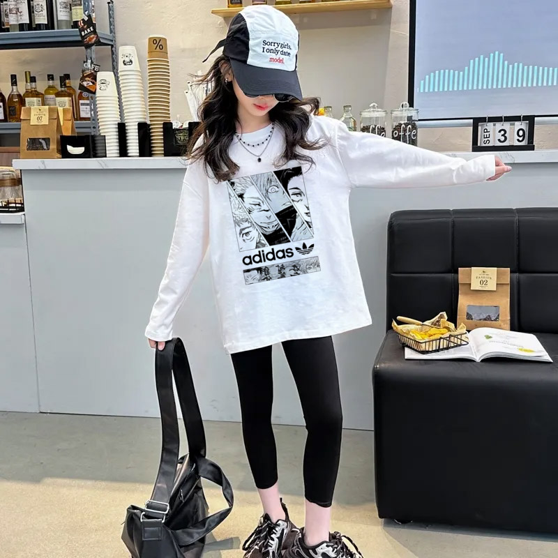 【90-160cm】お気に入り 大人気 おしゃれ カジュアル トレンド 女の子 長袖 Tシャツ