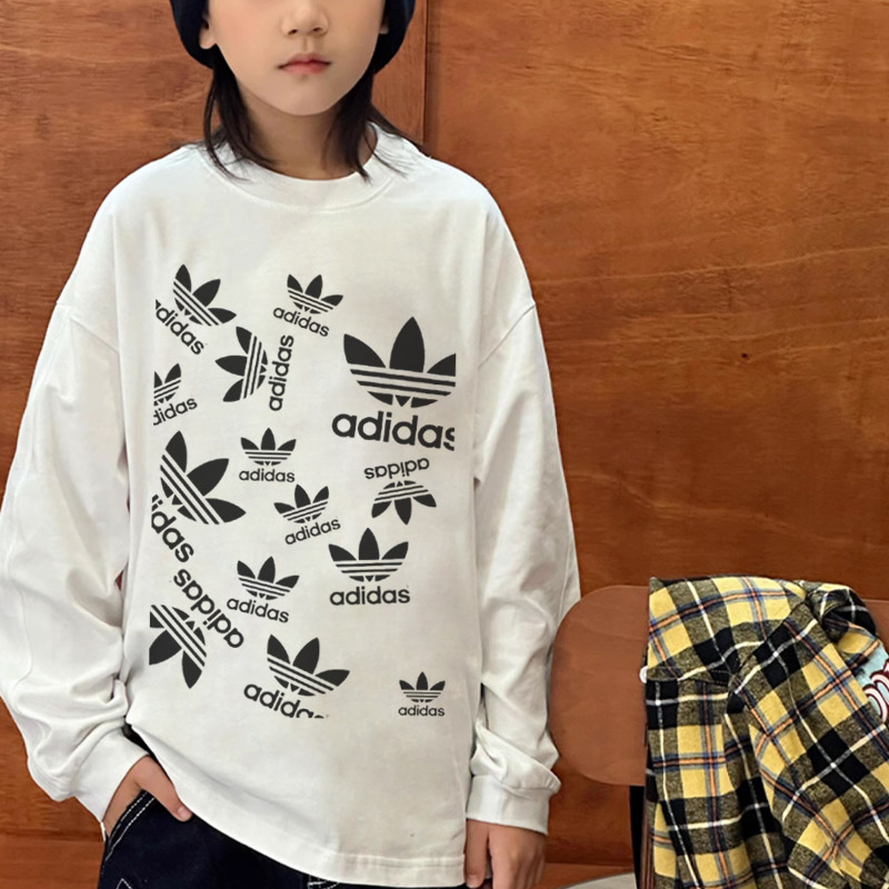 【90-160cm】元気いっぱい 大人気 トレンド カジュアル 合わせやすい 長袖 Ｔシャツ