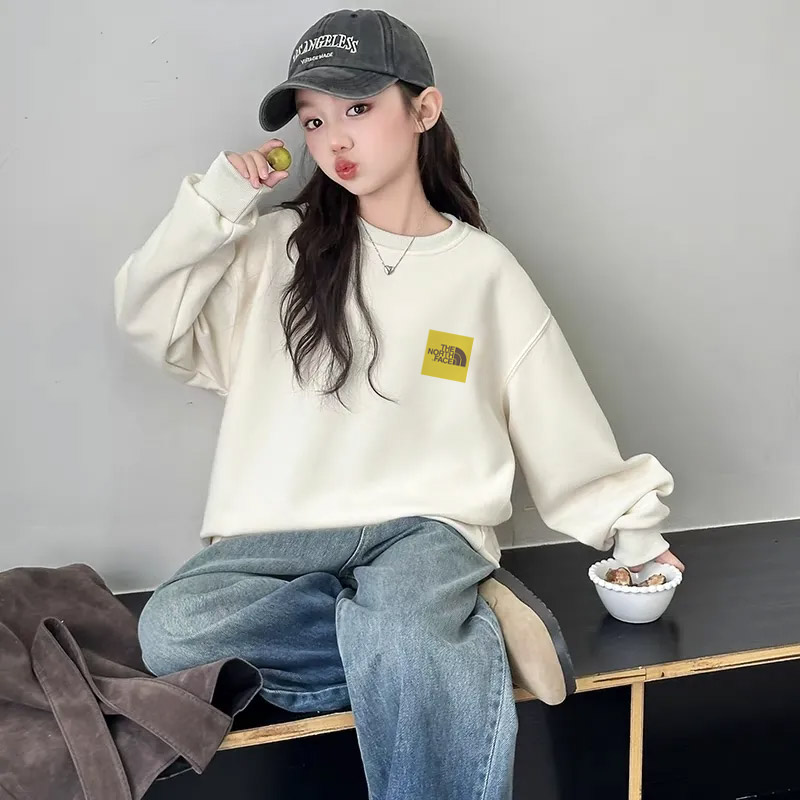 【90-160cm】お気に入り 大注目 プリント カジュアル 合わせやすい 女の子 トレーナー