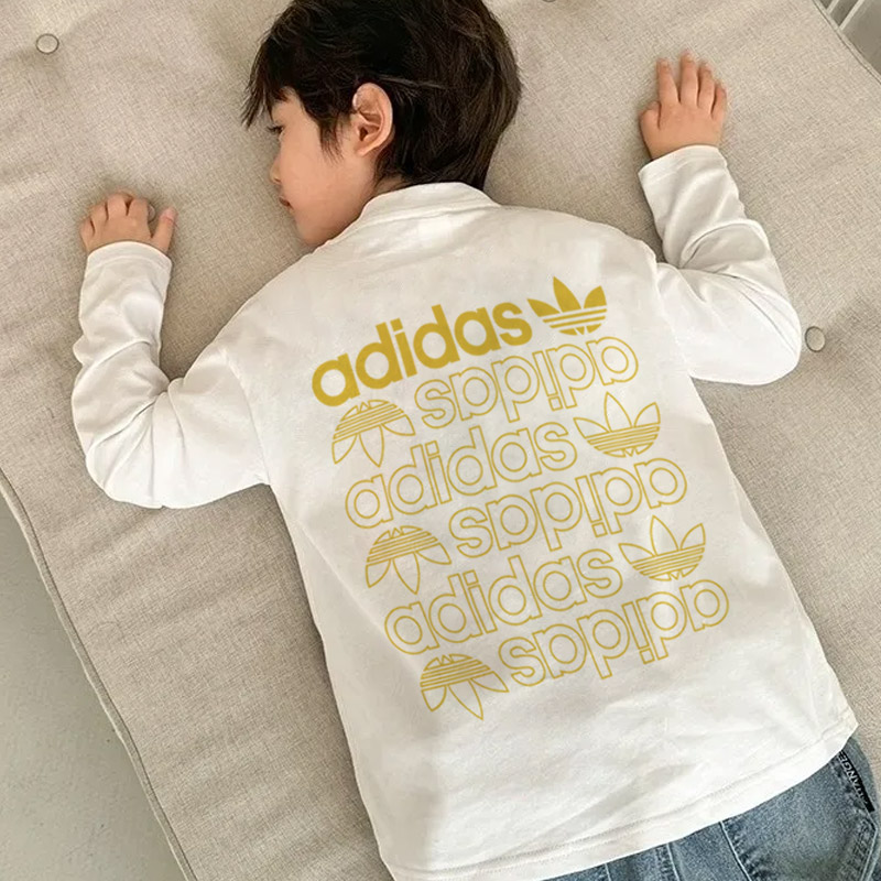 【90-160cm】コンフォート感抜群 大活躍 カジュアル プリント 男の子 長袖 Tシャツ