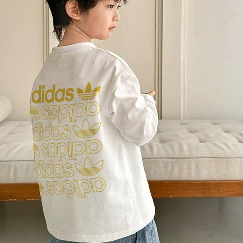 【90-160cm】コンフォート感抜群 大活躍 カジュアル プリント 男の子 長袖 Tシャツ