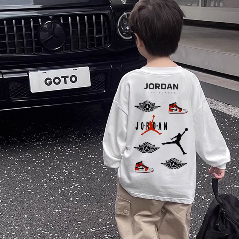 【110-170cm】着回し力抜群 カジュアル クール 合わせやすい 男の子 長袖 Tシャツ