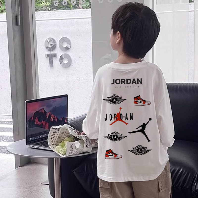 【110-170cm】着回し力抜群 カジュアル クール 合わせやすい 男の子 長袖 Tシャツ