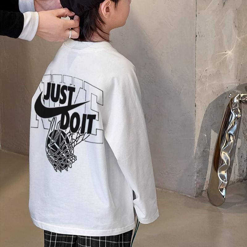 【90-160cm】着回し力抜群 売れ筋 快適 シンプル 合わせやすい 男の子 長袖 Tシャツ