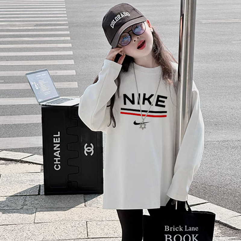 【90-160cm】絶対流行 大人気 快適 可愛い 合わせやすい 女の子 長袖 Ｔシャツ