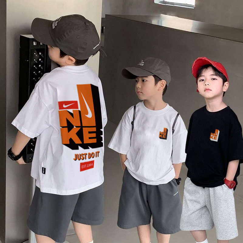 【90-160cm】リラックス感ある 大人気 プリント 着やすい 男の子 半袖 Ｔシャツ