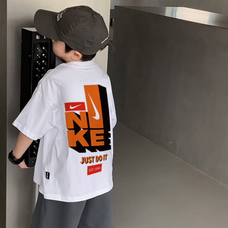 【90-160cm】リラックス感ある 大人気 プリント 着やすい 男の子 半袖 Ｔシャツ