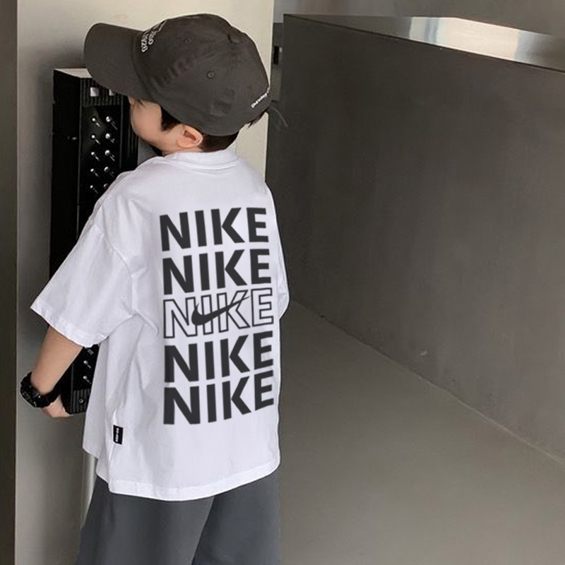 【90-160cm】トレンド感満点 大活躍 アルファベット 快適 男の子 半袖 Ｔシャツ
