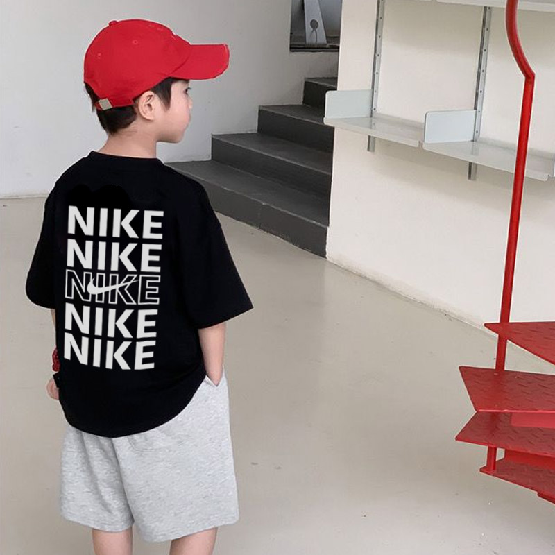 【90-160cm】トレンド感満点 大活躍 アルファベット 快適 男の子 半袖 Ｔシャツ