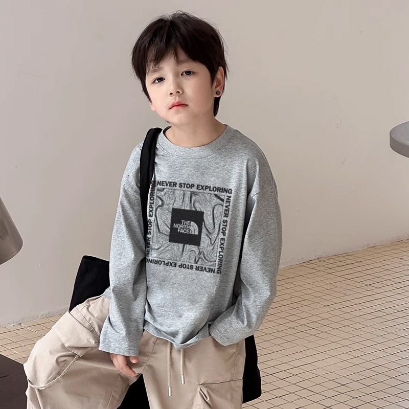 【90-160cm】着回し最強 大人気 カジュアル 快適 着やすい 男の子 長袖 Ｔシャツ