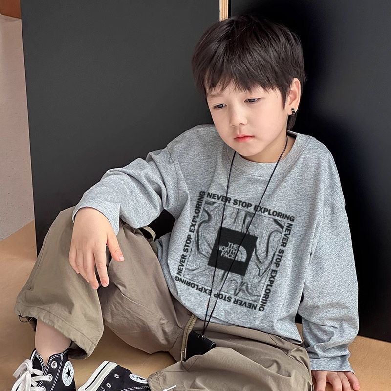 【90-160cm】着回し最強 大人気 カジュアル 快適 着やすい 男の子 長袖 Ｔシャツ