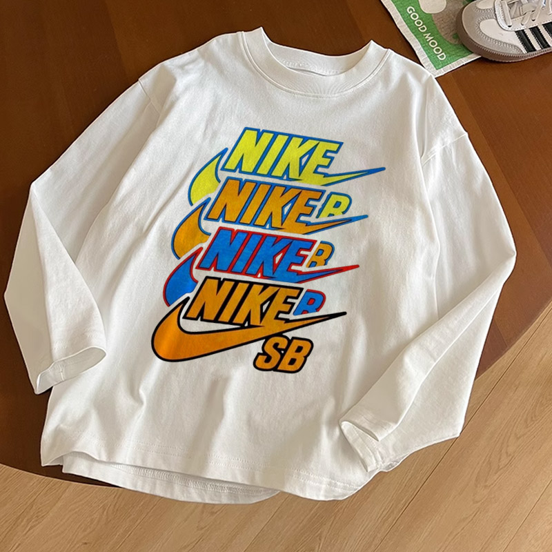 【90-160cm】コンフォート感抜群 カジュアル 合わせやすい 男の子 長袖 Tシャツ