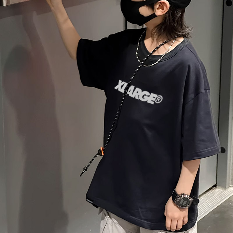 【90-160cm】リラックス感ある 爆売れ中 合わせやすい クール 男の子 半袖 Tシャツ