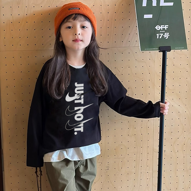 【90-160cm】毎日着たくなる 大人気 おしゃれ カジュアル 女の子 長袖 Tシャツ
