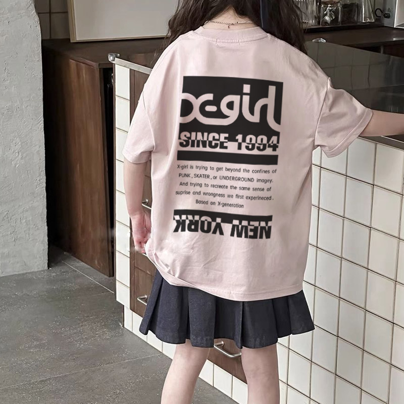 【90-160cm】絶対欲しい 大活躍 合わせやすい トレンド 女の子 半袖 Ｔシャツ