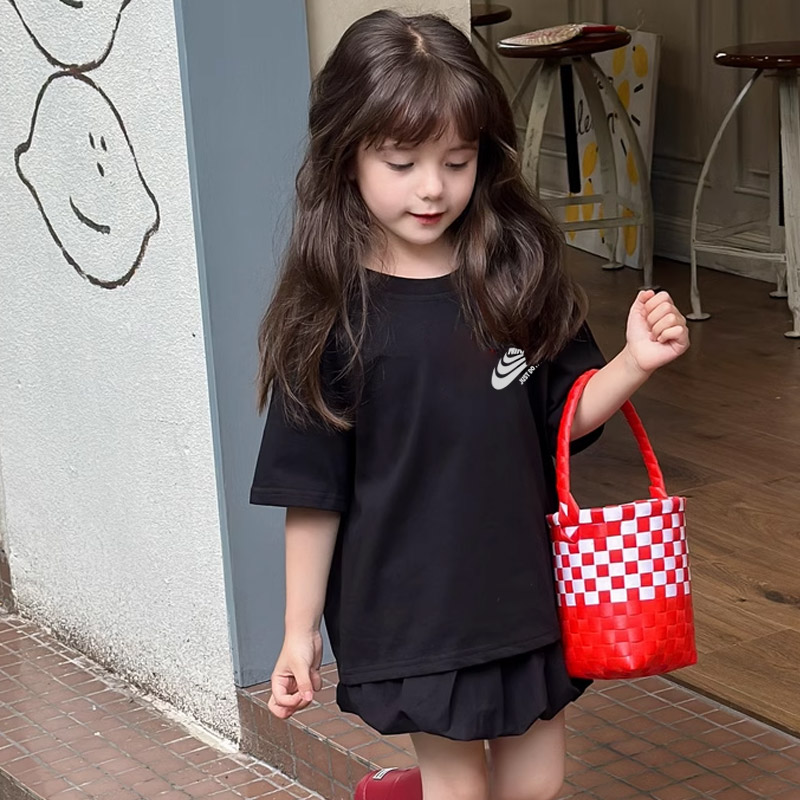 【90-160cm】元気いっぱい 大人気 おしゃれ トレンド 女の子 半袖 Tシャツ