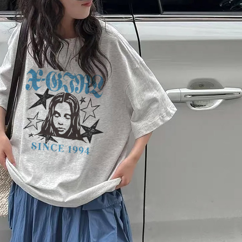 【90-160cm】絶対見逃さないで プリント 合わせやすい 可愛い 女の子 半袖 Tシャツ