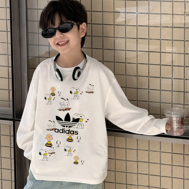 【90-160cm】着回し力抜群 大活躍 カジュアル トレンド 合わせやすい 男の子 長袖 Ｔシャツ