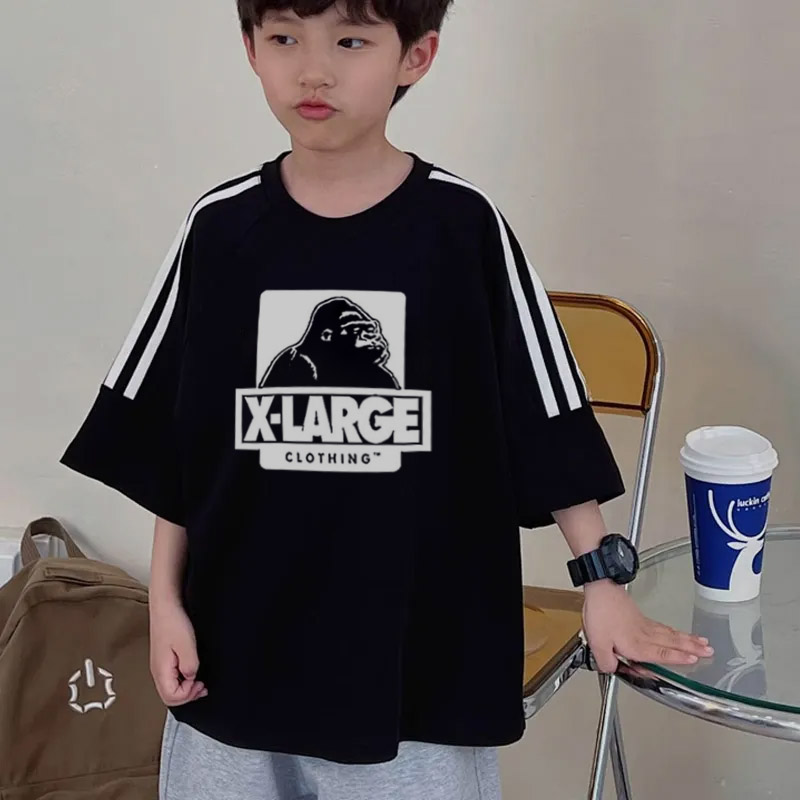 【100-160cm】絶対見逃さないで 大人気 カジュアル ユニーク 男の子 半袖 Tシャツ