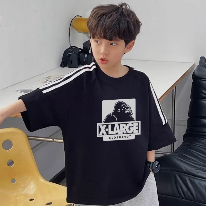 【100-160cm】絶対見逃さないで 大人気 カジュアル ユニーク 男の子 半袖 Tシャツ