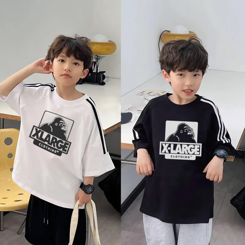 【100-160cm】絶対見逃さないで 大人気 カジュアル ユニーク 男の子 半袖 Tシャツ
