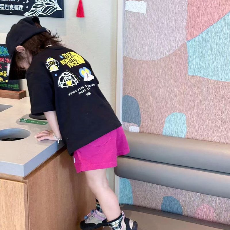 【90-140cm】二点セット 単品注文オッケー おしゃれ 可愛い 快適 半袖 Ｔシャツ＋ショートパンツ セットアップ