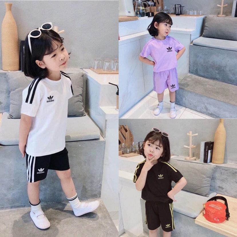 【100-150cm】二点セット 大活躍 カジュアル シンプル 半袖 Tシャツ+ショートパンツ セットアップ