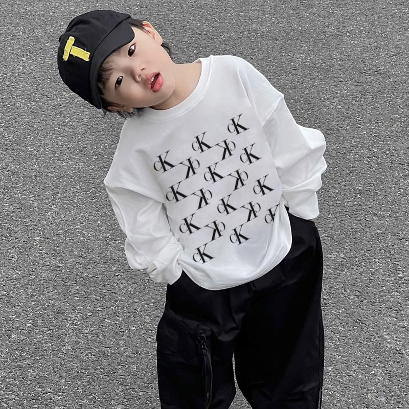 【90-160cm】着回し最強 売れ筋 カジュアル 着やすい 快適 男の子 長袖 Ｔシャツ