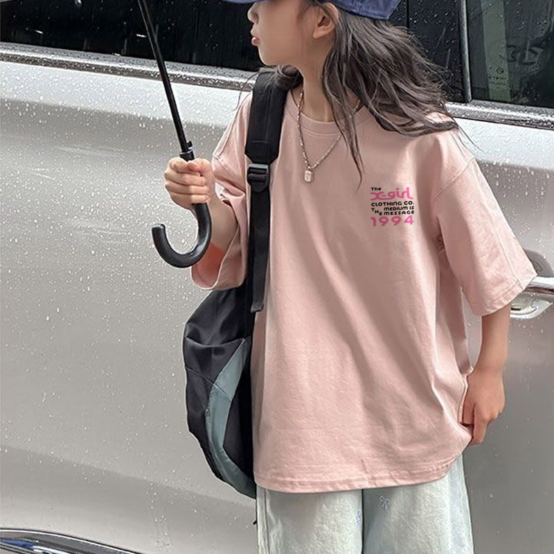 【90-160cm】おしゃれキッズ必見 トレンド プリント 着やすい 女の子 半袖 Ｔシャツ
