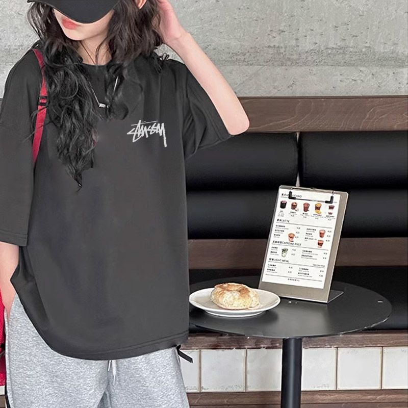 【90-160cm】大好評 カジュアル シンプル トレンド 合わせやすい 半袖 Tシャツ