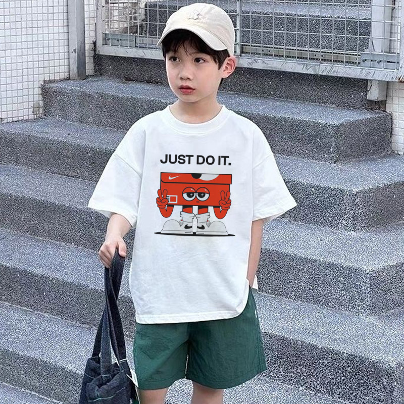 【90-160cm】よく売れる カートゥーン 着心地良い トレンド 合わせやすい 半袖 Ｔシャツ