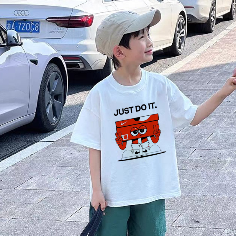 【90-160cm】よく売れる カートゥーン 着心地良い トレンド 合わせやすい 半袖 Ｔシャツ