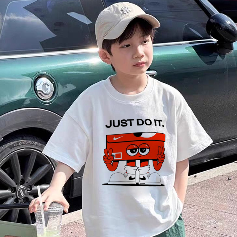 【90-160cm】よく売れる カートゥーン 着心地良い トレンド 合わせやすい 半袖 Ｔシャツ