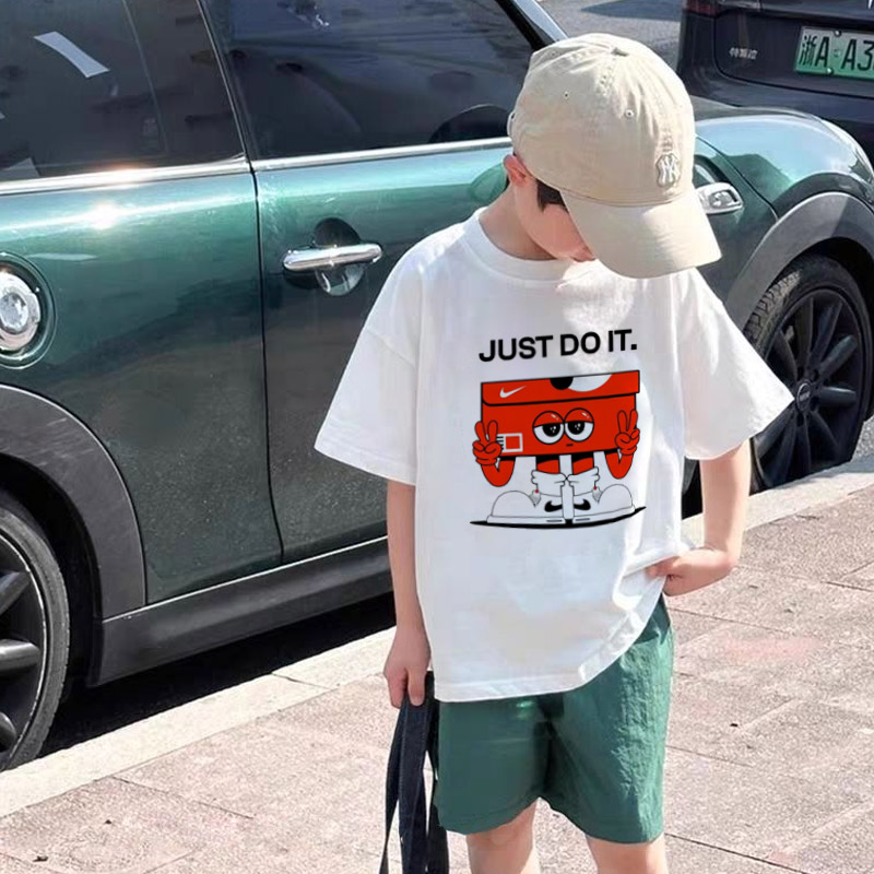【90-160cm】よく売れる カートゥーン 着心地良い トレンド 合わせやすい 半袖 Ｔシャツ
