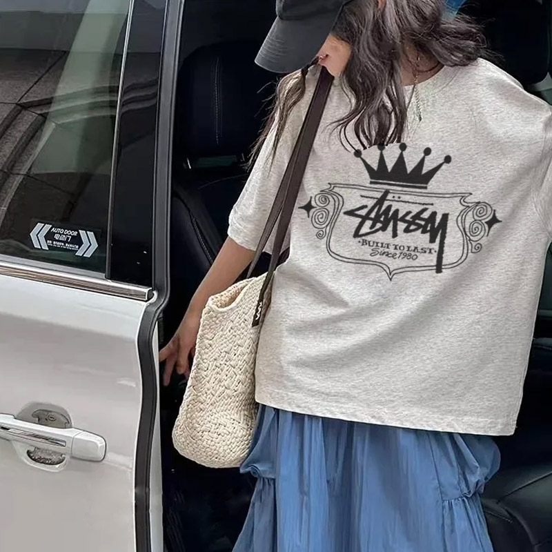 【90-160cm】コンフォート感抜群 おしゃれ ゆったり 女の子 半袖 Tシャツ