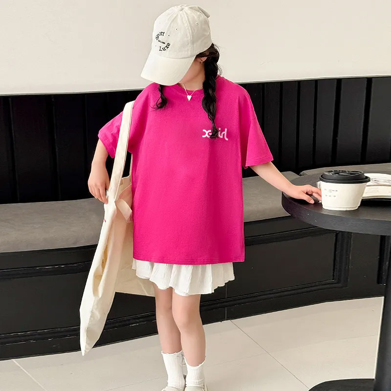 【90-160cm】存在感アップ  大人気 トレンド 合わせやすい 女の子 半袖 Ｔシャツ