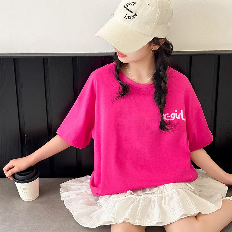 【90-160cm】存在感アップ  大人気 トレンド 合わせやすい 女の子 半袖 Ｔシャツ