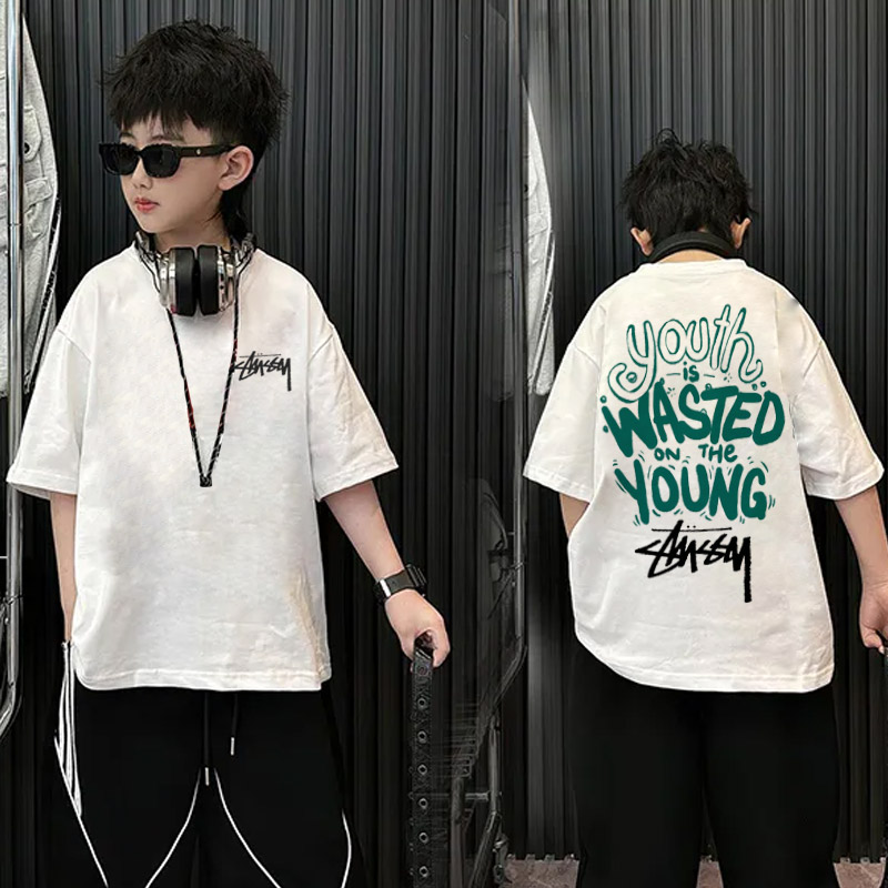 【90-160cm】目を奪われる 大注目 カジュアル トレンド 男の子 半袖 Ｔシャツ