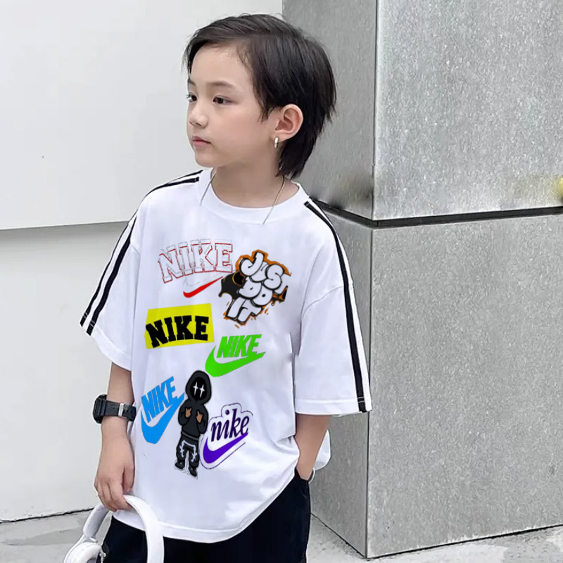【100-150cm】存在感アップ 特別なデザイン 合わせやすい 男の子 半袖 Ｔシャツ