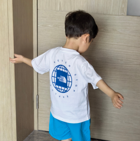 【90-160cm】存在感アップ  大人気 カジュアル 着やすい プリント 半袖 Ｔシャツ