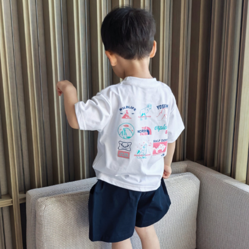 【90-160cm】よく売れる 大注目 カジュアル プリント 着やすい 半袖 Ｔシャツ