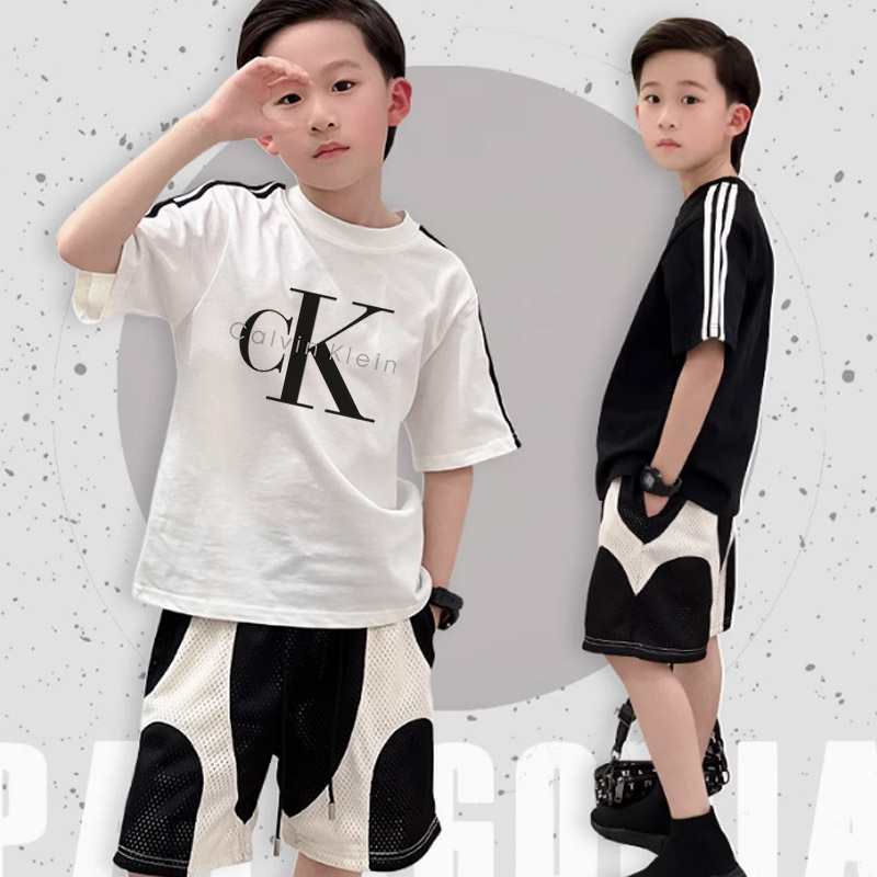 【80-160cm】着回し力抜群 大活躍 カジュアル シンプル 着やすい 男の子 半袖 Ｔシャツ