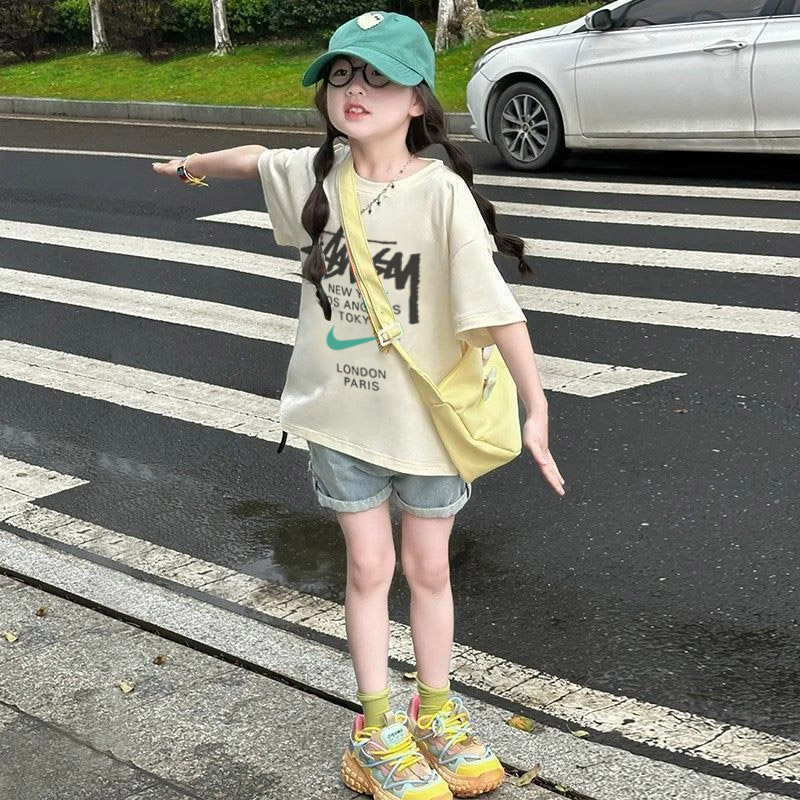 【90-160cm】毎日着たくなる 売れ筋 カジュアル おしゃれ 着やすい 女の子 半袖Tシャツ