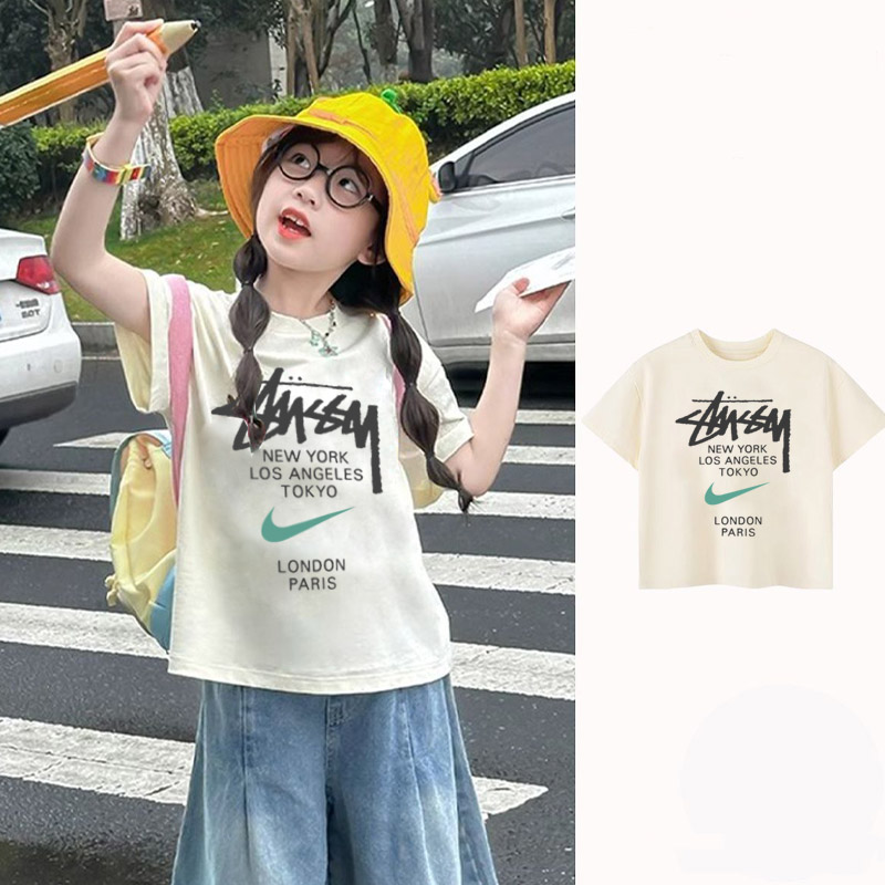 【90-160cm】毎日着たくなる 売れ筋 カジュアル おしゃれ 着やすい 女の子 半袖Tシャツ