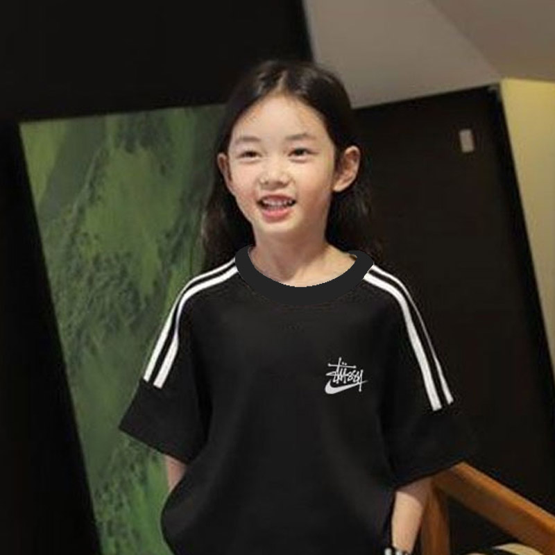 【90-160cm】二点セット 単品注文可 おしゃれ 好感度アップ シンプル 女の子 Tシャツ＋ショートパンツ