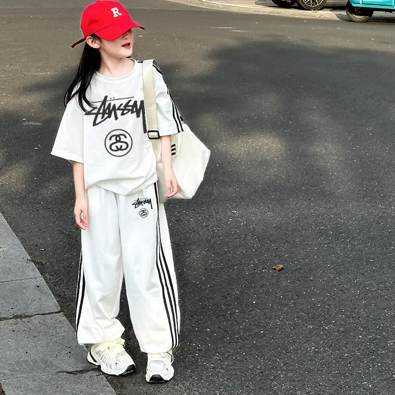 【100-150cm】オシャレ度高め シンプル 着やすい 快適 女の子 半袖 Ｔシャツ